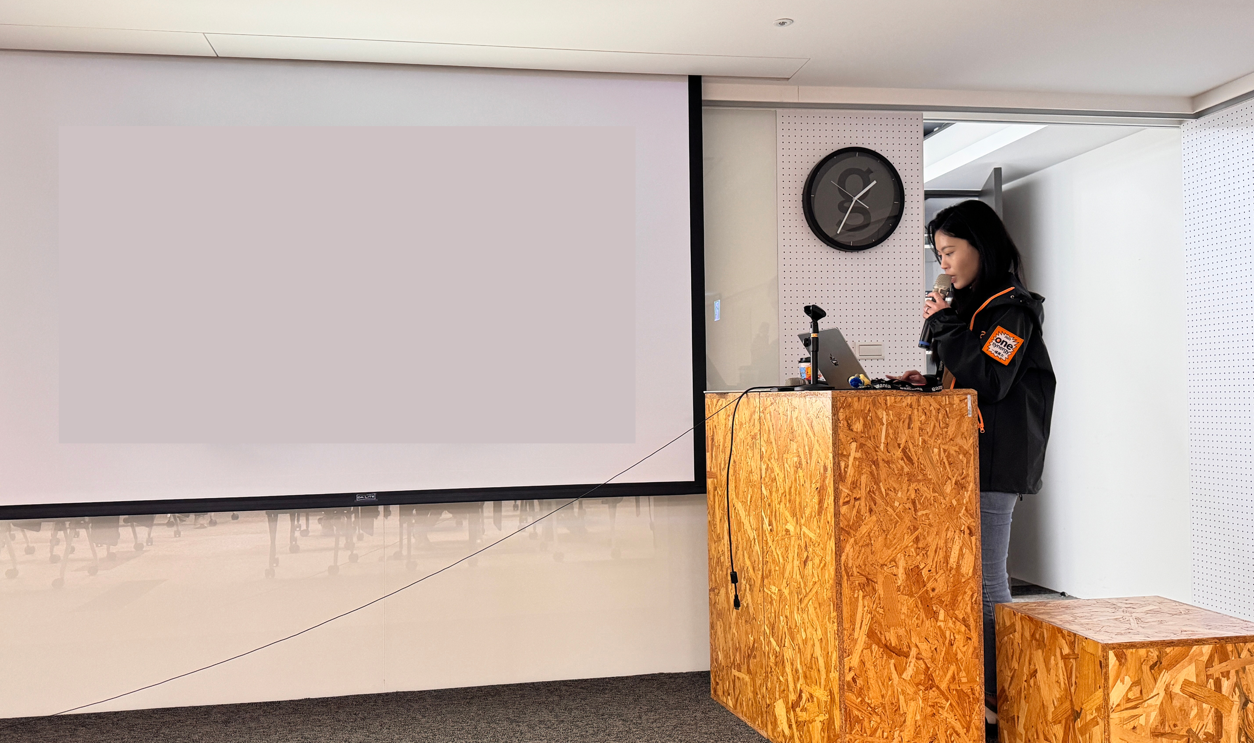 Presenting at an internal event